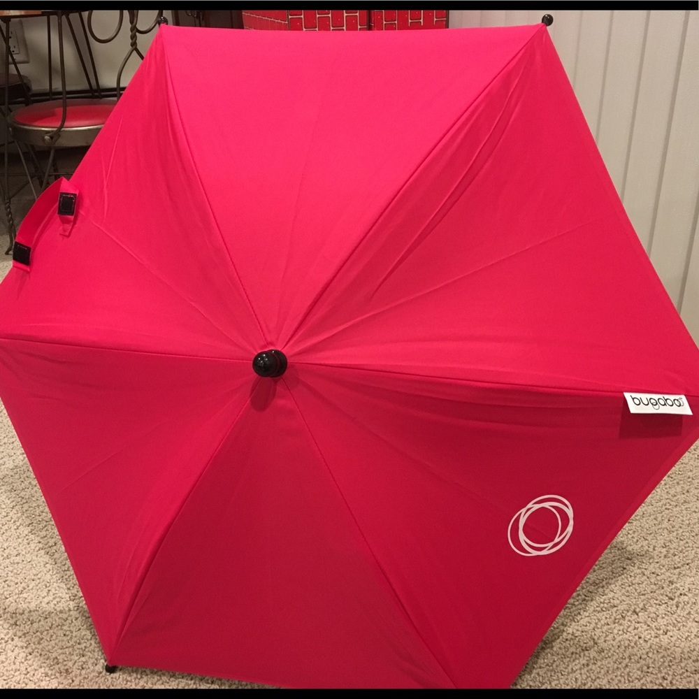 Bugaboo parasol in bright pink